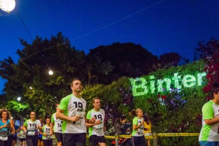 Binter impulsa la primera carrera nocturna de Zaragoza