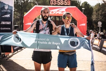 Lluis Ruiz y Marc Ollé comparten la victoria del maratón del Ultra Trail Barcelona